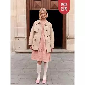 [써스데이아일랜드]하프 트렌치 코트 T242MCT131W _P416723441