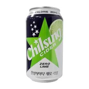 [롯데칠성음료] 롯데칠성 칠성사이다 제로 라임 355ml 30개