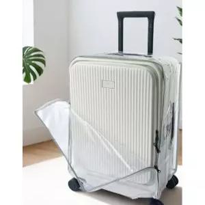 투명 캐리어 커버 지퍼형 보호 방진 방수 덮개 여행 케이스 덮개형 플립 장마 스크레치 방지