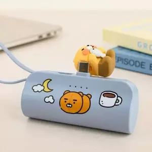 카카오프렌즈 도킹형 보조배터리 하늘 5000mAh (1개입)