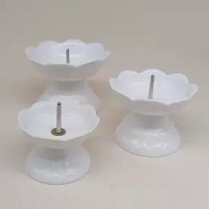 백자 연꽃 촛대 시리즈 양초홀더 제수용품