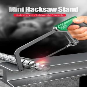 LAOA 미니 쇠톱 스탠드 작은 목공 톱 활 금속 PVC 목재 절단 다기능 손
