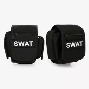 남성 군용 밸트 파우치 블랙 보조가방 군인파우치 군인보조파우치