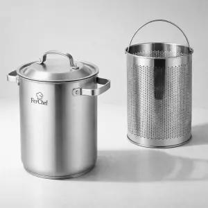 페르쉐프 인덕션 스테인리스멀티팟 4.3L 편수 미니냄비 1인냄비 페르쉐프