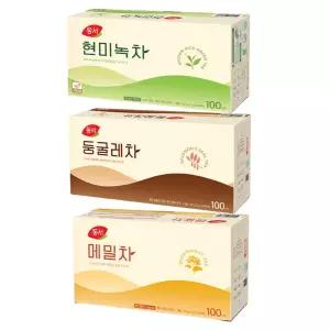 동서 현미녹차100T+둥글레차100T+메밀차100T