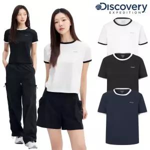 [디스커버리](타임스퀘어점패션관)[25S/S] 디스커버리 DWRS9M053 / DWRS95053 우먼스 여성 링거 반팔티 ...
