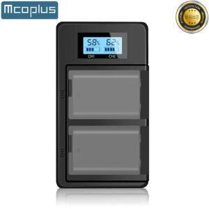 니콘 Z50 II Z Zfc 카메라용 맥오플러스 EN-EL25 USB 듀얼 배터리 충전기