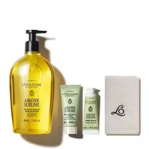 [록시땅](강남점)[기프트][단독] 아망드 쉬블리므 소프트닝 샤워 오일 500ml 세트 (아몬드)(+디럭스 2종...