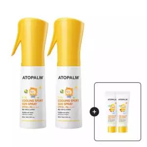 아토팜 키즈 쿨링 스포츠 선 스프레이 SPF50+ PA++++ 100ml x 2개세트