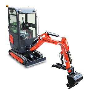 1.6톤 미니 굴삭기 크롤러 굴착기 쿠보타 엔진 소형 정원  농장용 다기능 맞춤 제작