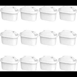 6/12개 물 필터 카트리지 브리타 교체용  맥스트라 프로  올인원 맥스트라 브리타와 호환 가능 마렐라 주전