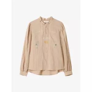 [듀엘](센텀시티점)프릴넥 DL 블라우스 D254MSC038