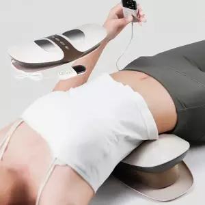 딥코어 허리 마사지기 EMS 저주파 골반 온열 진동 안마기