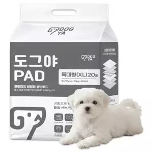 [무료체험 2장] 도그야 프리미엄 배변패드 특대형 3일에1장 고흡수 애견패드 탈취 논슬립
