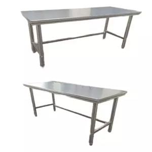 식당 조리대 테이블 접이식 스텐 식당조리대 업소용 다리 너비 식탁 선반 스텐테이블
