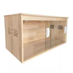 원목 육추기 병아리 온도조절 키우기 온도 원목색 앵무새 병아리집 미니 인큐베이터 집