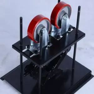 용접 롤러 거치대 파이프 터닝 로라 받침대 스파이럴 높이조절 브래킷 작업 포지셔너 고무