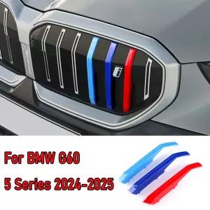 자동차 그릴망 튜닝 3pcs ABS BMW 호환 G60 G30 G31 I5 5 시리즈 2025 2024 - 레이싱 그릴 스트립 클립 M