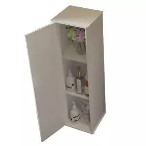 화장실 틈새장 욕실 여닫이장 캐비닛 화이트 수납장 슬림