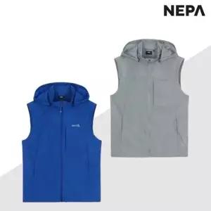 [네파]남성 아웃도어 후드 방풍 베스트 조끼_JK