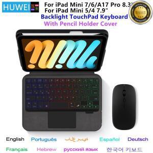 화웨이 매직 키보드 케이스 아이패드 미니 7 2024 A17 프로 8.3인치 6 5 4 커버 7세대