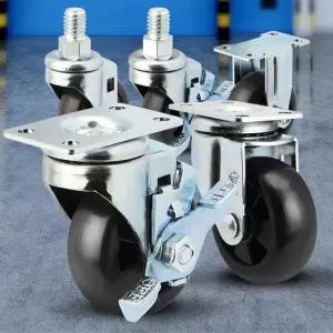 경량소형2 의자바퀴 케스터 작은앵글 트롤리 고정볼트 캐스터 케스터