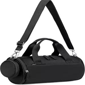 여성용 미니 짐백 귀여운 작은 더플백 12인치 다기능 포켓 운동용 스포츠백 댄스 피트니스 요가블랙