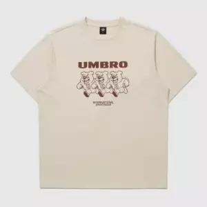 엄브로반팔티 VQA UR123CRS33-OBE 더비독 트리플 반팔 티셔츠 / OATMEAL BEIGE