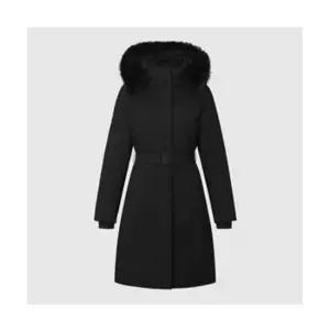 르꼬끄 LECOQ 여성 레귤러핏 롱 구스 다운 자켓 - 블랙 QQ422ODJN2 QQ422ODJN2_BLK0 458964