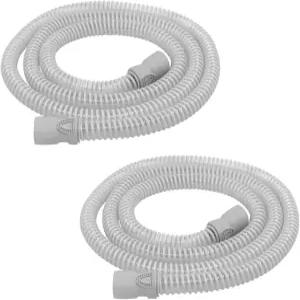 6피트 슬림 CPAP 튜빙 호스 15mm 커넥터 경량 유연 교체 튜브 회색 - ResMed AirSense 10/11 및 슬림라인