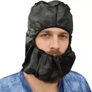 지드림 일회용 후드 부팬트 캡 풀 페이스 헤어 커버 폴로필렌 네트 수염 콤보