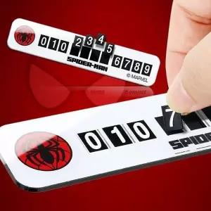 [골드스마일]스파이더맨 차량주차판 차연락처 전화번호판 주차알림