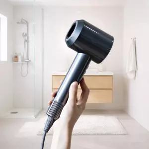 BLDC 강력모터 미니 드라이어 고급형 델루체 340g 초경량 헤어드라이기/다크그레이/거치대포함세트