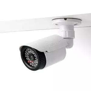 [지오비즈]프리미엄 LED모형 CCTV 화이트/가짜CCTV 방범카메라 홈CCTV 무선카메라 모형