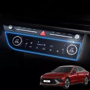 쏘나타 디 엣지 공조기 보호필름 지문방지 용품