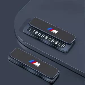 호환 BMW 전화번호판 M로고 엠블럼 알림판 주차 연락처