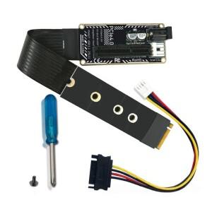 [호환품]LA-M. 2 M-Key Nvme Pcie 4.0 X4 확장 케이블 PCI-E to M. 어댑터 외장 그래픽 카드 연장 PH427A-