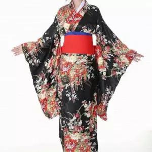 여성 일본유카타 기모노 빅사이즈 졸업사진 코스튬 일본기모노 의상 전통의상 코스프레