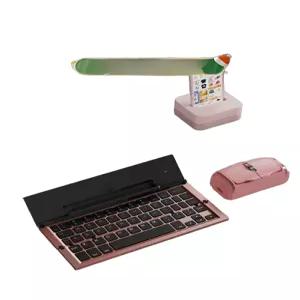 접이식 블루투스 키보드 3중 듀얼 채널 무소음 안드