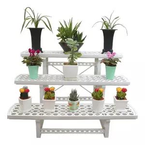 모던 화분 정리대 3단 인테리어 진열대 선반 다이 진열대 화분선반