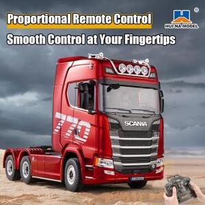 2025 Huina 1501 Stanya 엔지니어링 차량 19 채널 2.4g 실제 자동차 원격 제어 모델 처럼 제어