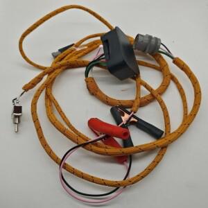 Cat C9 시동  와이어링 하네스(C13, C18)를 확인하고, 수리하세요.