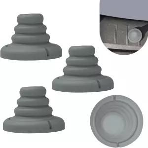 PCS 실리콘 자동차 도어 범퍼 가드 패드 4개 1.1인치 x 1.42인치 사이드 무음 및 충격 흡수 보호기 자동