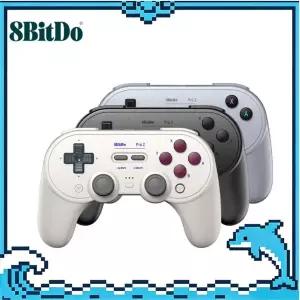 호환  8BitDo Pro 2 게임패드 유선 블루투스 USB 게임 컨트롤러 스위치 PC 안드로이드 스팀 데크용 홀 이펙