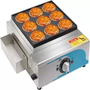 9컵 오믈렛 팬 상업용 전기 가열 고기 햄버거 제조기 그리들 논스틱 50-300°C 온도 조절 급속 팥 케이크