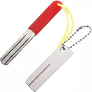 레디골 낚시 갈고리 2개 미니 포켓 나이프 양면 400 및 800 그리츠 다이아몬드 캠핑용