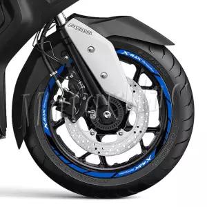 오토바이 반사 휠 스티커 림 데칼 스쿠터 스트라이프 테이프 액세서리 XMAX 125 250 300 2023 방수