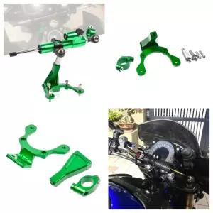 카와사키 Z900 Z 900용 탄소섬유 스티어링 댐퍼 스태빌라이저 마운트 브래킷 지지 키트 2017 2021 2022