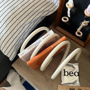 모던 노르딕 책장 정리함 거실용 호환 미니멀리스트 테이블탑 책꽂이 데스크탑 수납 선반 코너