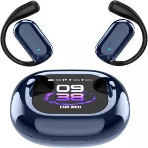 아부마트 AI 번역기 이어버드 144개 언어 실시간 양방향 음성 번역 스마트 터치 앱이 탑재된 블루투스 5.4